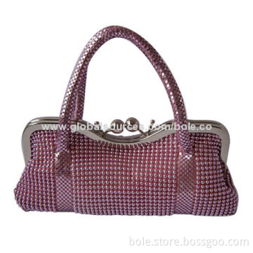 Ladies' Evening Bag for Party, Made of Aluminum Foil, OEM Orders Welcomed